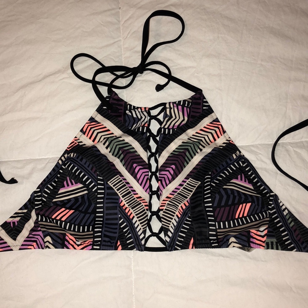 Aztec Lace swim top